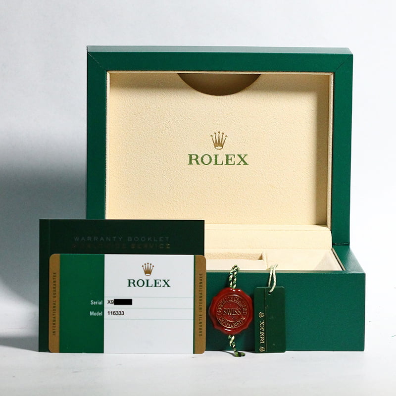 Pre Owned Rolex Datejust II Ref 116333 Green Roman 41MM