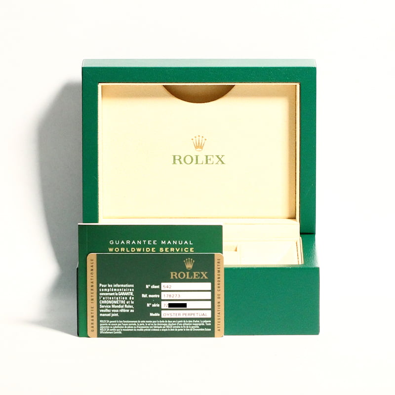 Used Rolex Datejust 178273 Mid-size Olive Green Dial