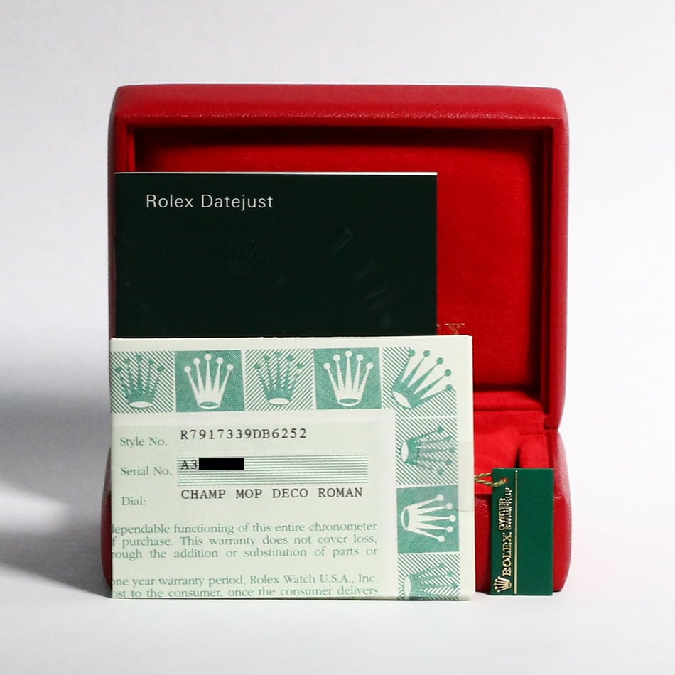 Pre-Owned Rolex Datejust 79173 MOP Decorated Dial