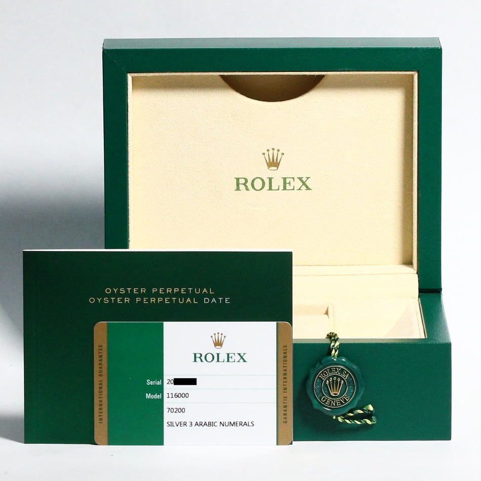 Unworn Rolex Oyster Perpetual 116000 Domino's Link T