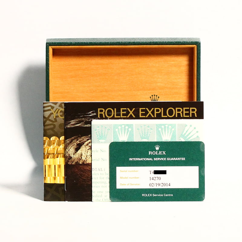 Pre-Owned Rolex Explorer 14270 Smooth Bezel