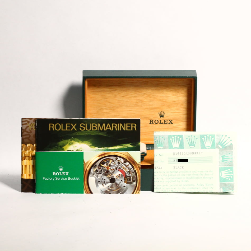 Used Rolex Submariner 16610 Stainless Steel Model T