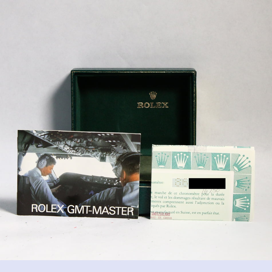 Used Rolex GMT-Master 16750 Black Insert