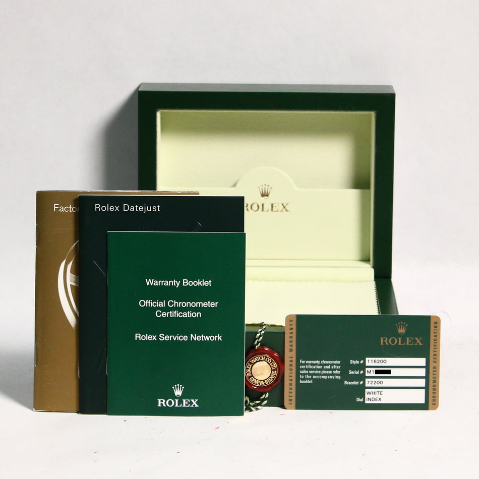 Pre-Owned Rolex Datejust 116200 Luminous Markers