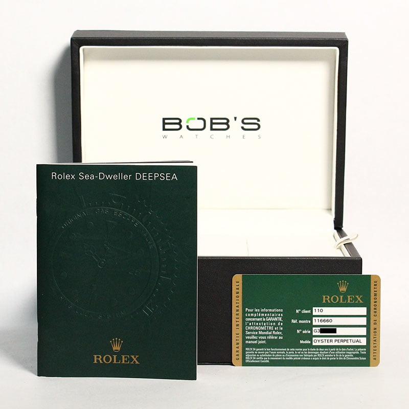 Rolex DeepSea SeaDweller 116660 Titanium Caseback