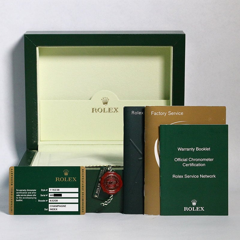 18k Rolex Datejust 116238