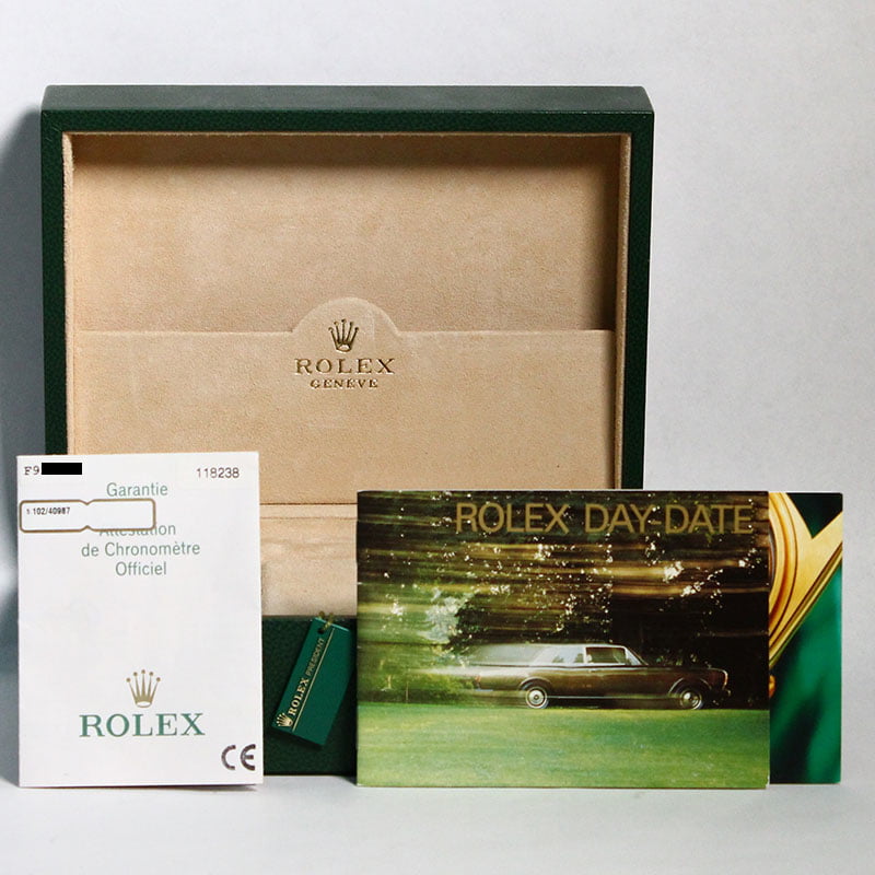 Rolex President 118238 Champagne Roman Model