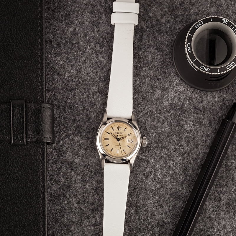 Vintage Rolex Oysterdate Ladies 6406 Stainless Steel