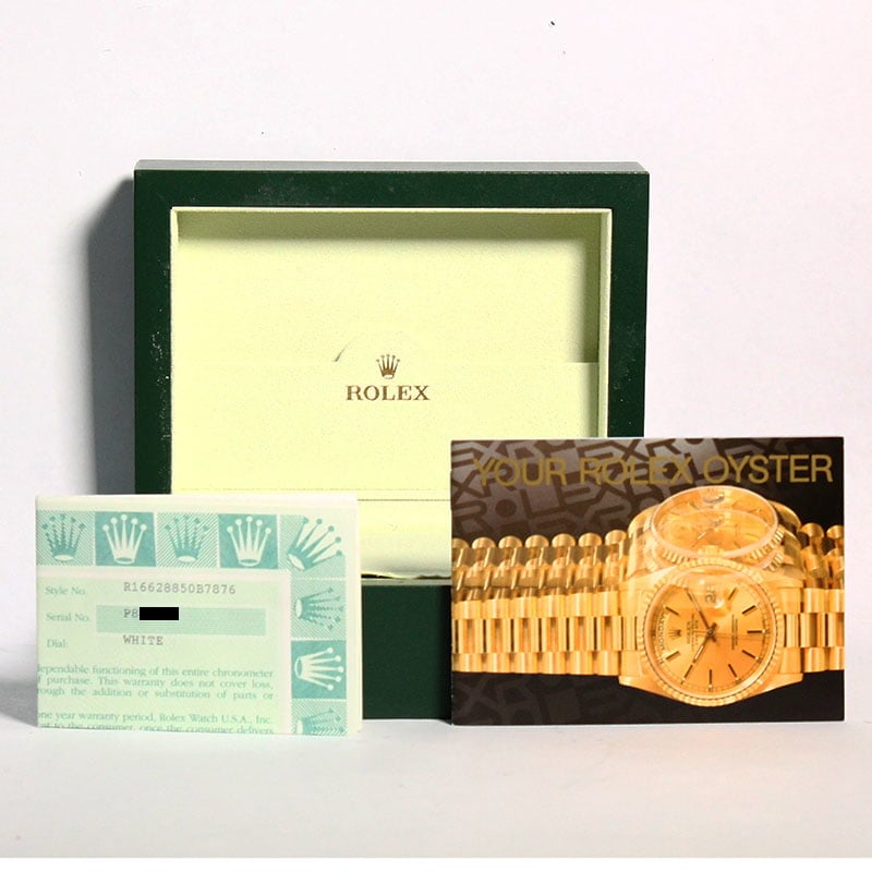 Pre-owned Rolex 18K Yellow Gold Yacht-Master