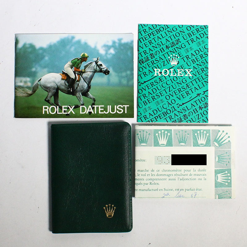 Pre-Owned Rolex 36MM Datejust 16013 Black Dial