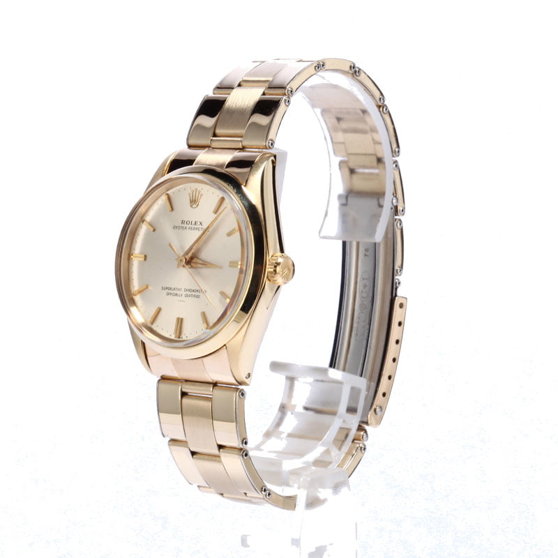 Rolex Oyster Perpetual 1002 Yellow Gold