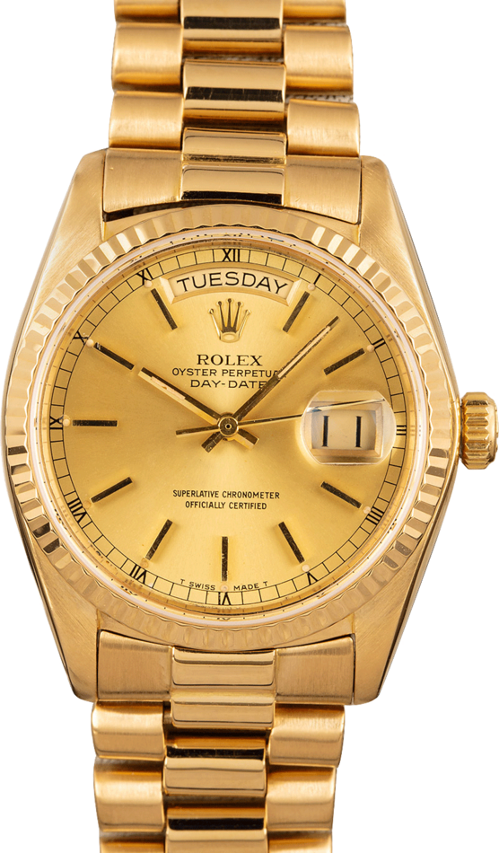 Image of Used Men's Rolex President Gold Day-Date Model 18038