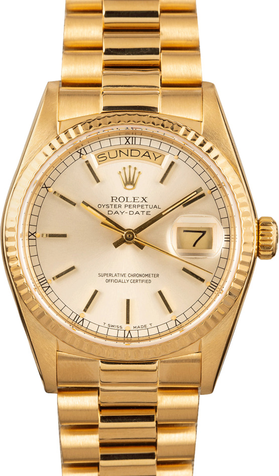 Used Rolex President Gold Day-Date 18038