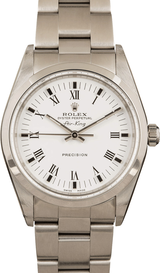 Image of Rolex Air King 14000M Silver Dial