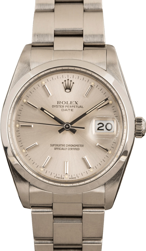 Used Rolex Date 15000 Steel Oyster