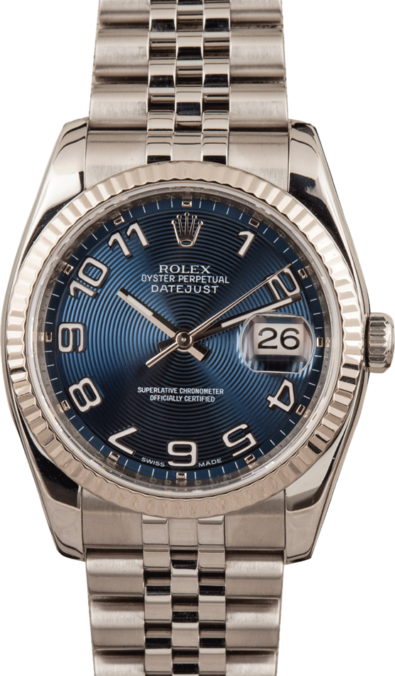 rolex datejust 116234 blue