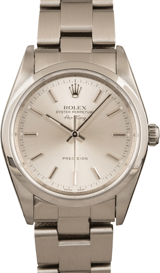 Men's Used Rolex Air-King Stainless Steel 14000M