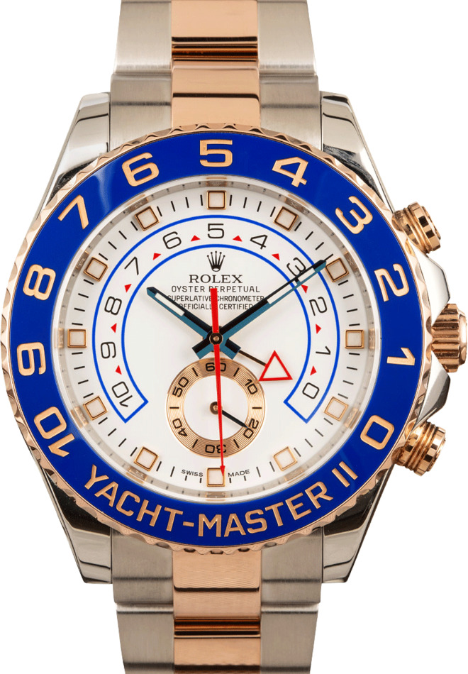 PreOwned Rolex Yacht-Master 116681 Two Tone Everose