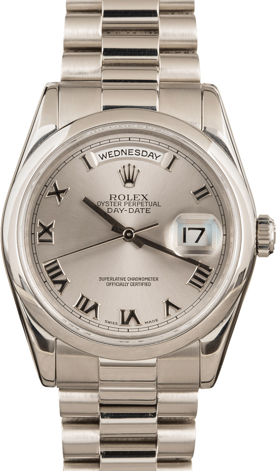 Men's Platinum Rolex Day-Date 118206