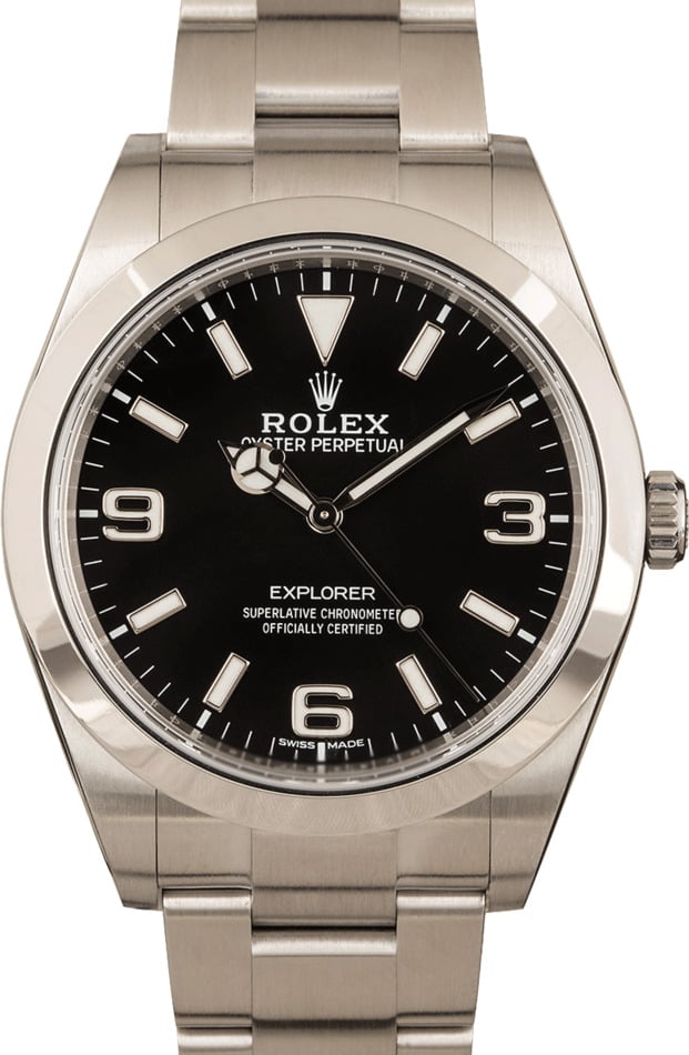 Rolex Explorer 214270 Luminescent Arabic Markers