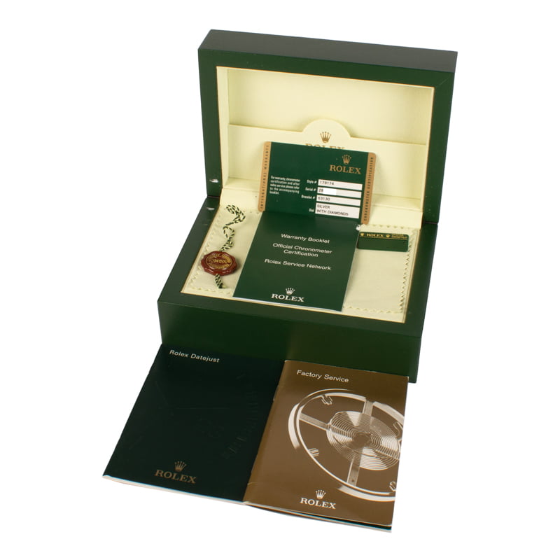 Ladies Rolex Datejust 179174 Diamond Dial