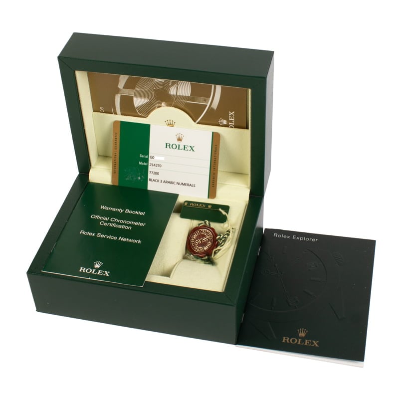 Rolex Explorer 214270 Mark 1 Dial