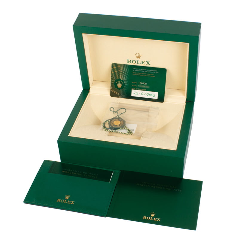 Rolex Oyster Perpetual 126000 Stainless Steel