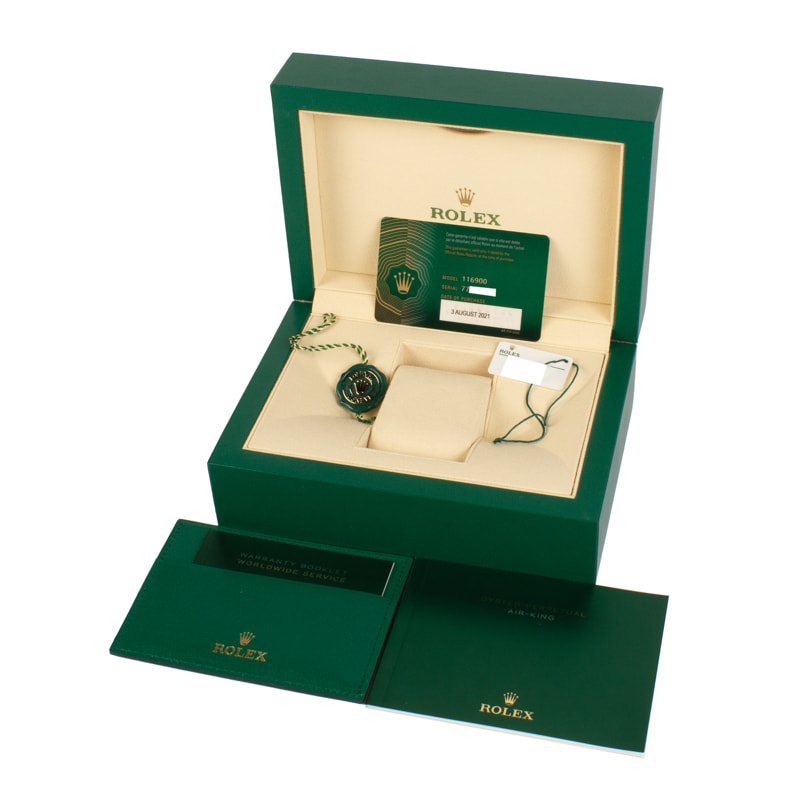 Rolex Air-King 116900 Black Dial