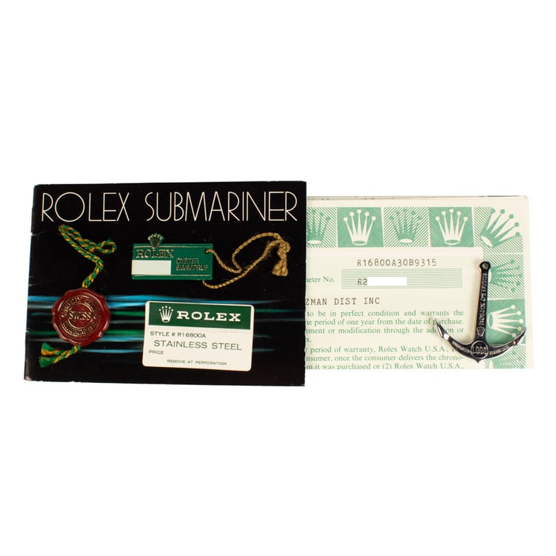 Rolex Submariner 168000 Stainless Steel Oyster