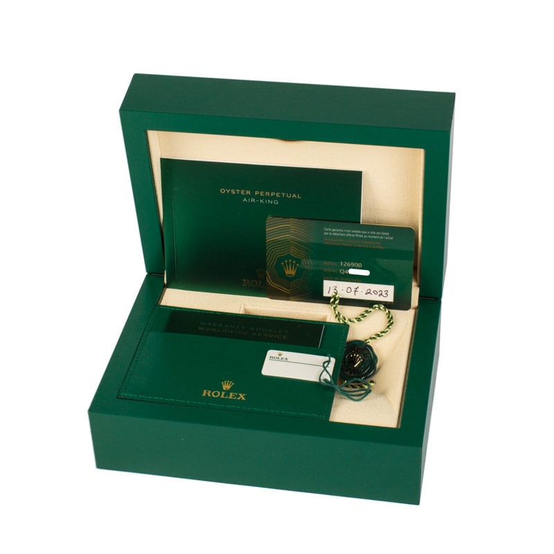 Rolex Air-King 126900 Black Arabic Dial