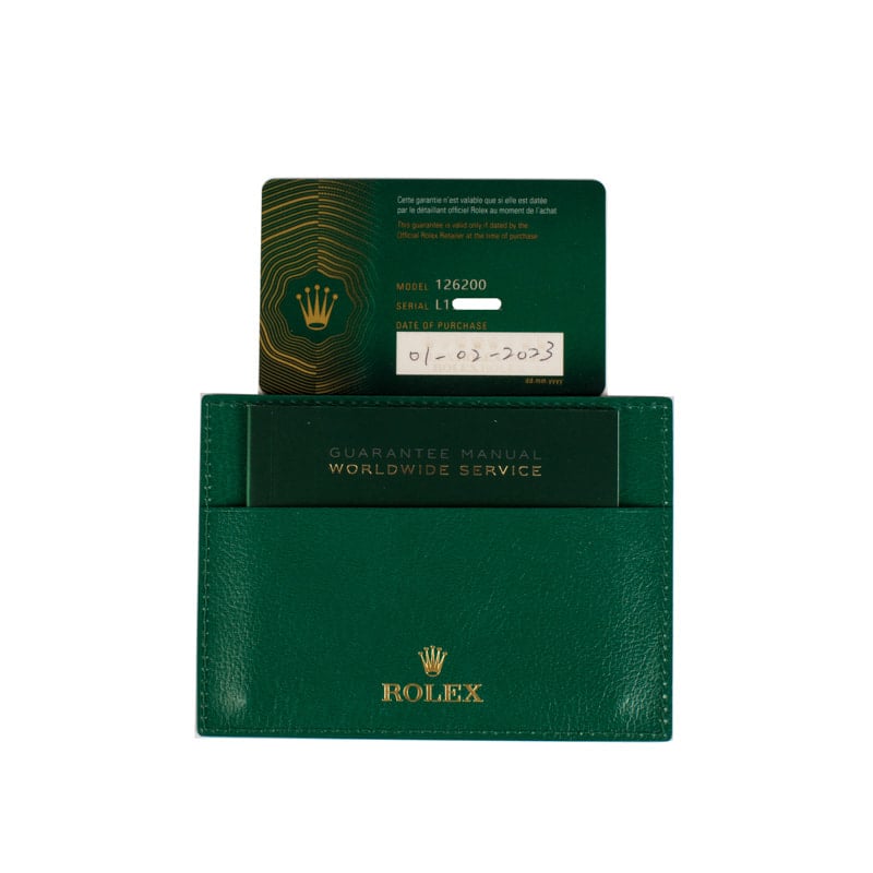 Rolex Datejust 126200 Green Dial