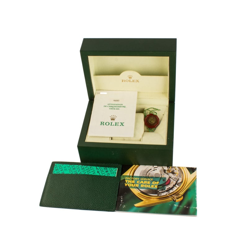 Pre Owned Rolex Datejust 16220 Roman Dial