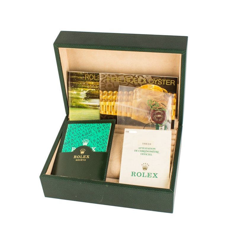 Rolex Submariner 16618 18k Yellow Gold