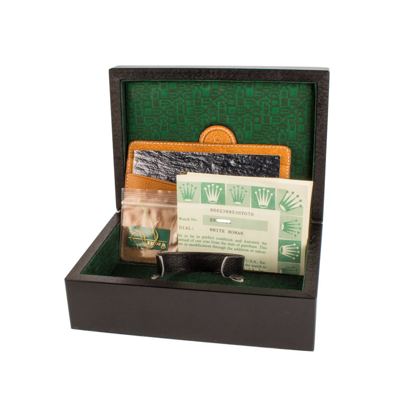 Rolex Cellini 6623 Ivory Roman Dial