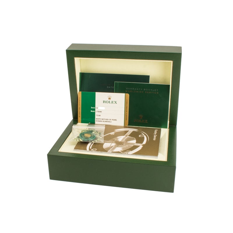 Rolex Datejust 31 ref 178344 Mother of Pearl Dial