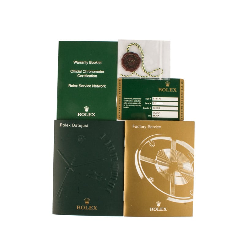 Rolex Lady Datejust 179173 Silver Dial