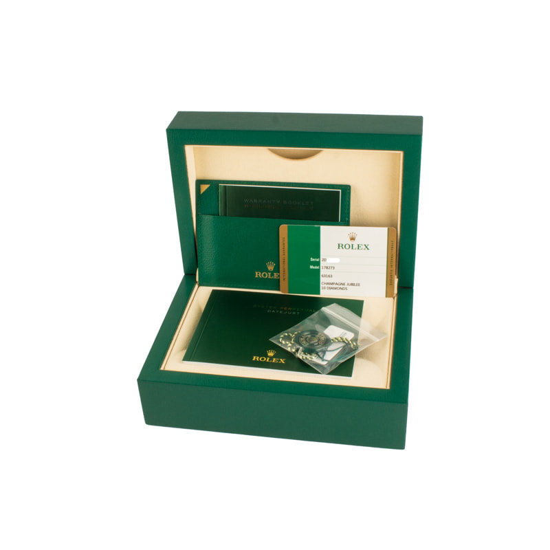 Rolex Mid-Size Datejust 178273 Jubilee Diamond Dial