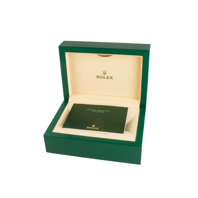 Rolex Milgauss 116400 White Superluminova Dial