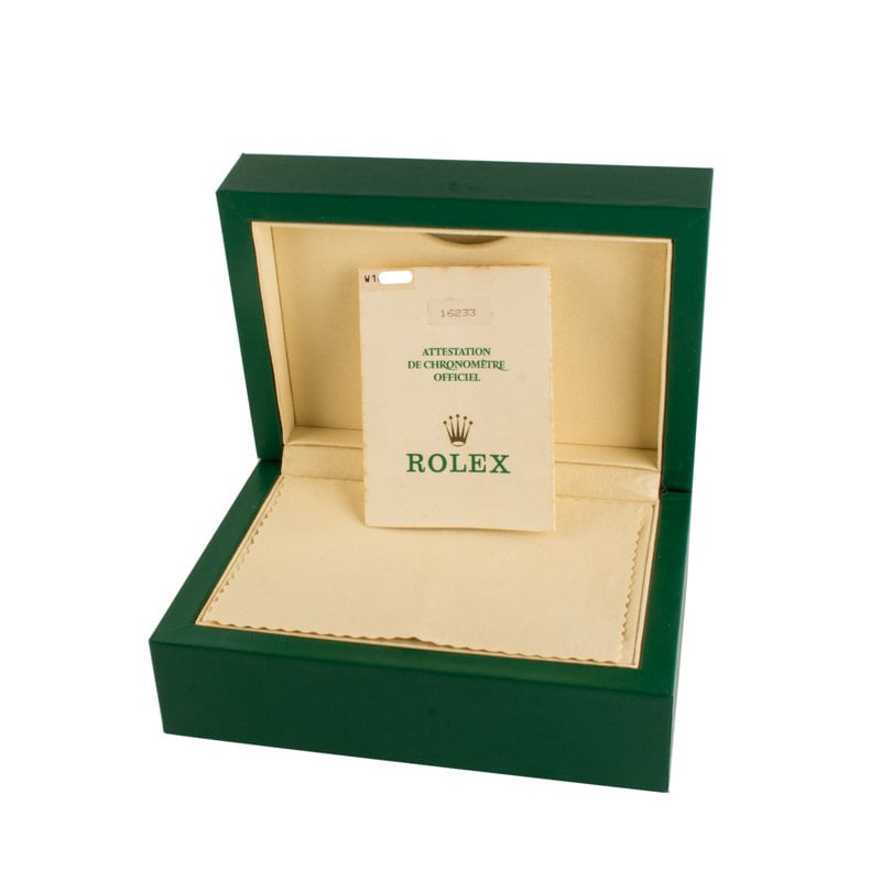 Rolex Datejust 16233 Champagne Jubilee Dial
