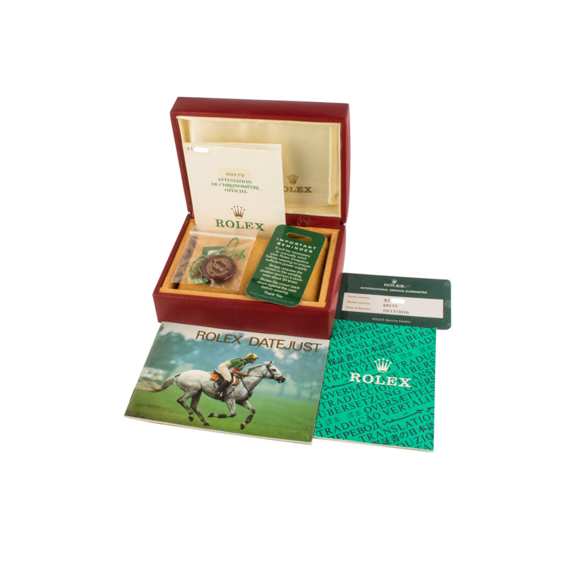 Lady Rolex Datejust Ref 69173 Champagne
