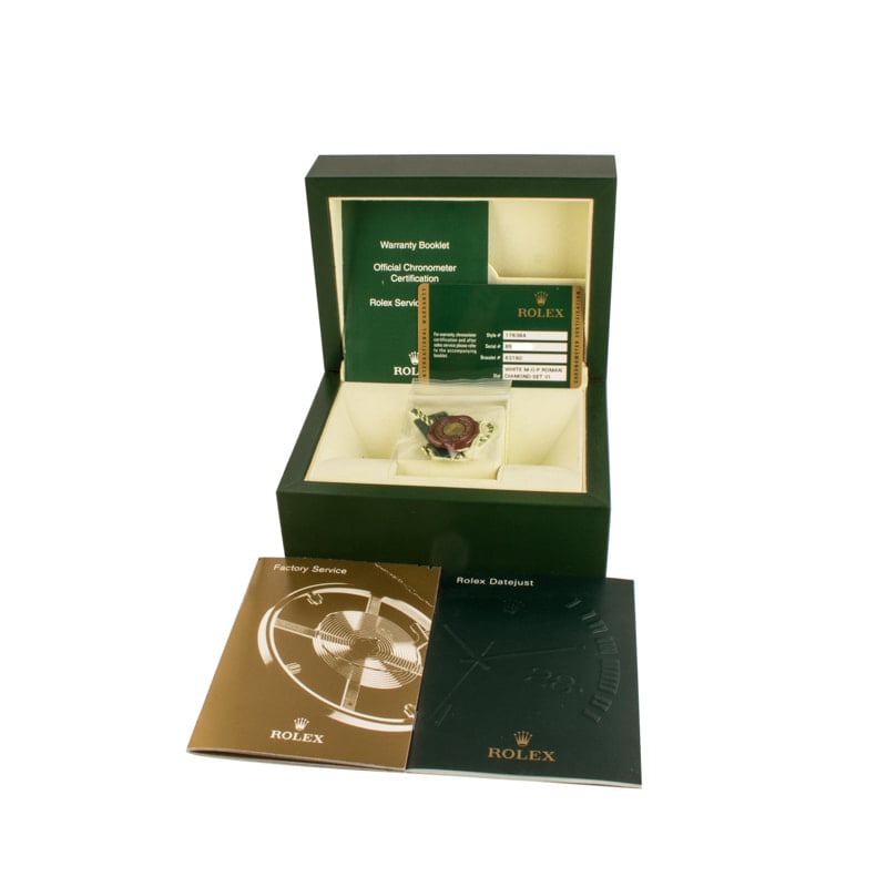 Rolex Datejust 31 ref 178384 Mother of Pearl Dial