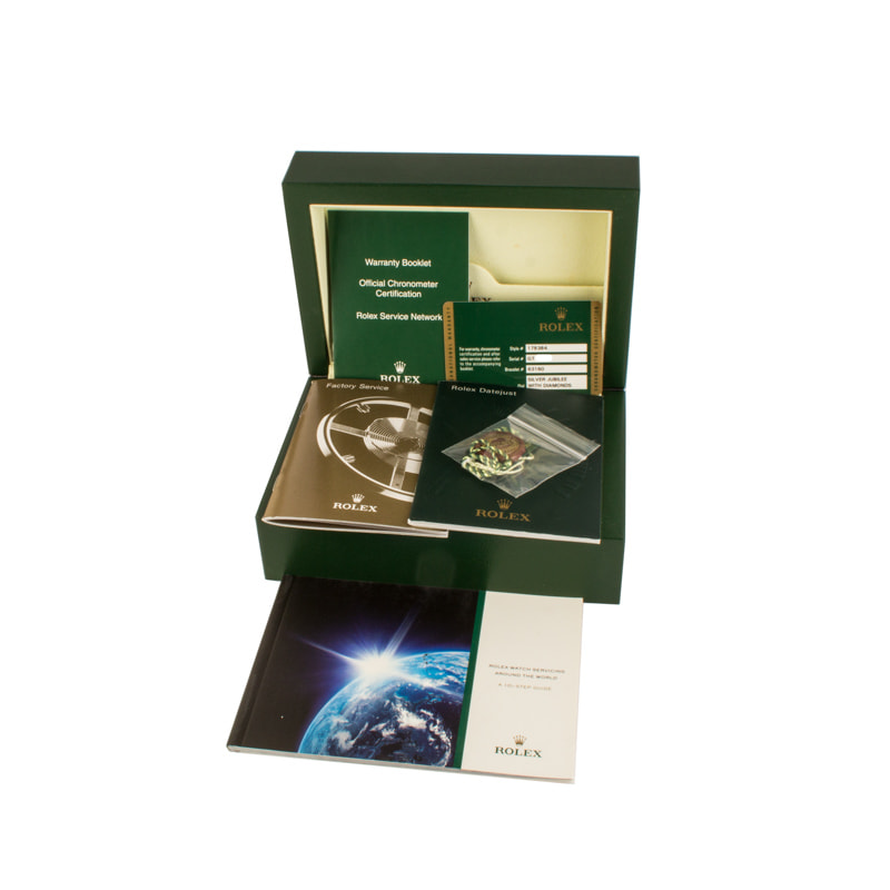 Rolex Datejust 31 ref 178384 Jubilee Diamond Dial