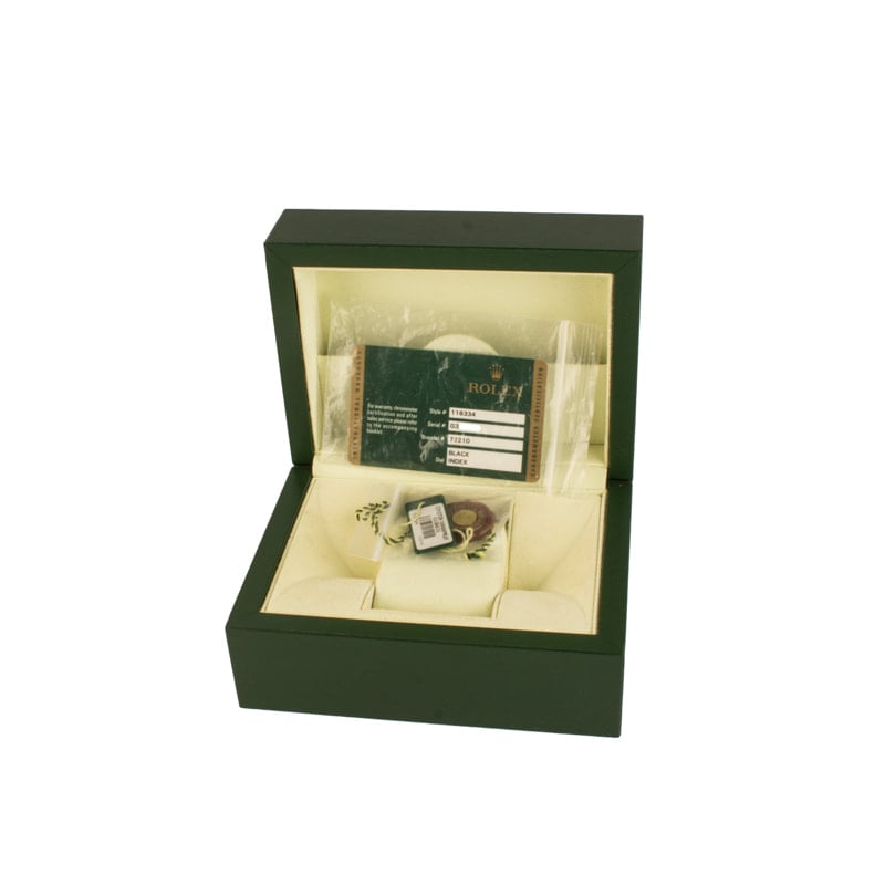 Rolex Datejust II 116334 Black Dial