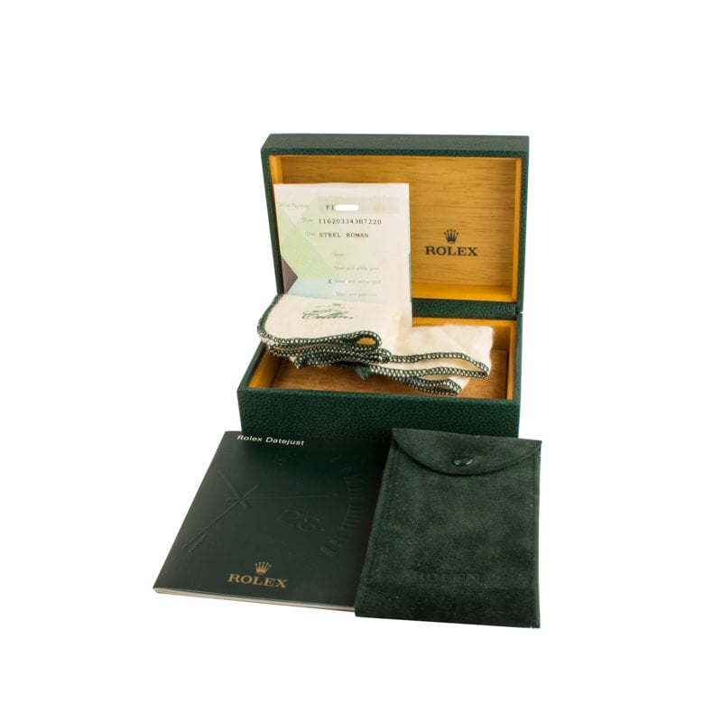 Rolex Datejust 36 Ref 116203 Champagne Dial