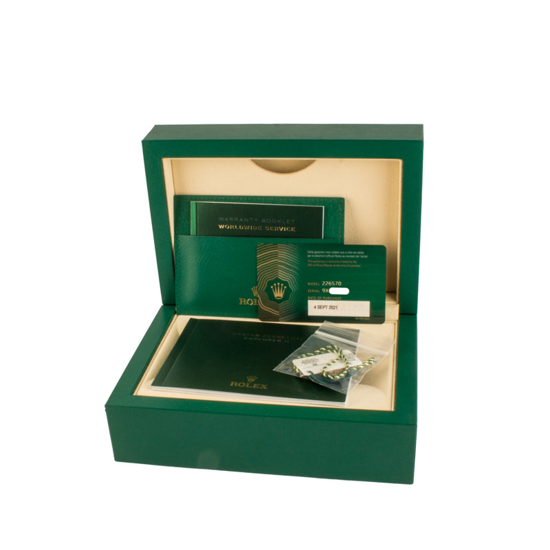 Pre-Owned Rolex Explorer II Polar 226570