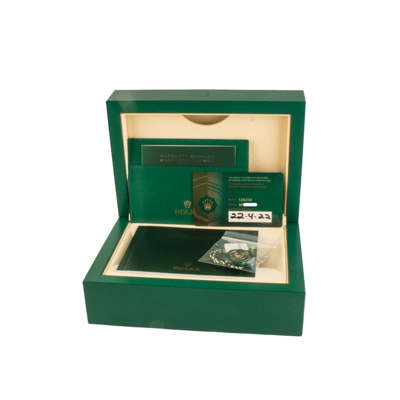 Pre-Owned Rolex Datejust 41 Ref 126334 Slate Diamond Dial