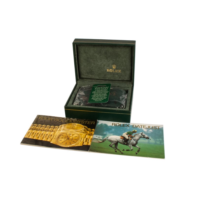 Ladies Rolex Datejust 69174 White Dial