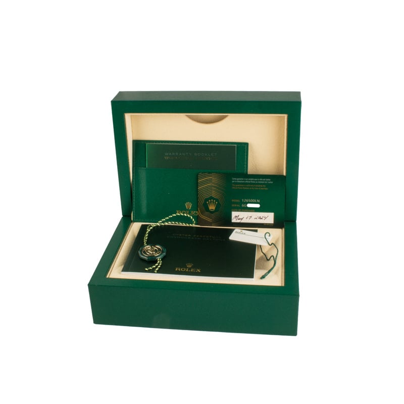 Rolex Daytona Ref 126500 Black Chronograph