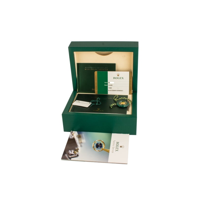 Rolex Datejust 116200 Blue Roman Dial