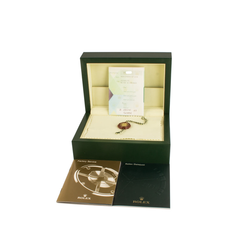 Ladies Rolex Datejust Ref 80298 18k Yellow Gold Pearlmaster